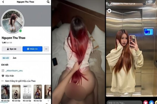 Cô Thu Thảo không thả mắt khỏi món hàng khổng lồ