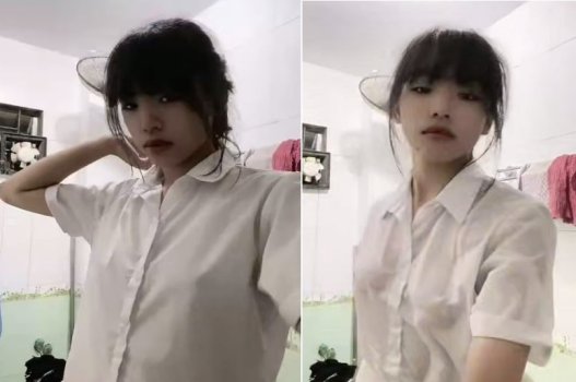 Nữ sinh tắm gợi cảm khiến ai cũng muốn nhìn