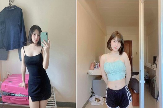 Em gái tóc ngắn xinh đẹp thích bú cu